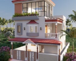 Neo-Classical Duplex Villa – Pammal, Chennai