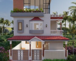 Neo-Classical Duplex Villa – Pammal, Chennai